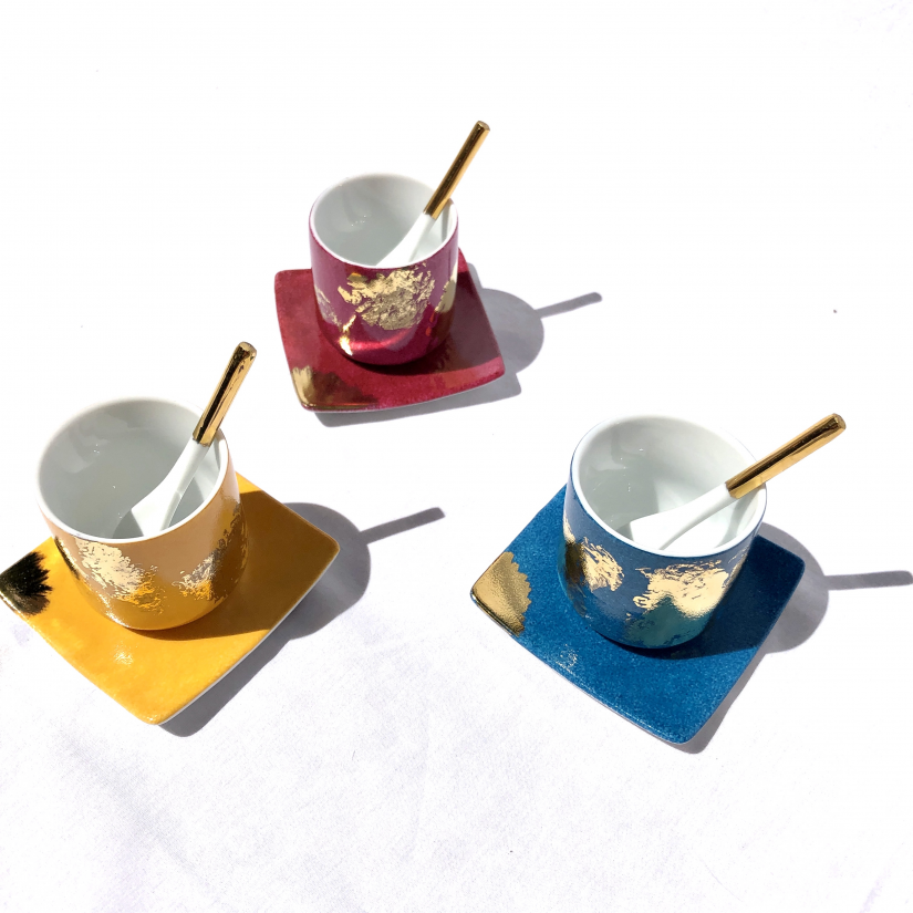 Tasse à café Jaisalmer (jaune sable)